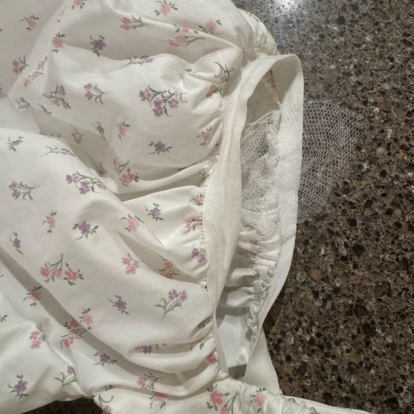 House of CB MILLICENT Puff Sleeve Crop Corset Top - Picture 10 of 11